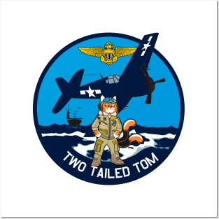 Sundowners Two Tailed Tom  F6F Hellcall Posters and Art